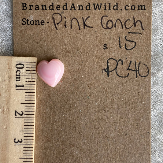 Pink Conch Cabochon - PC40