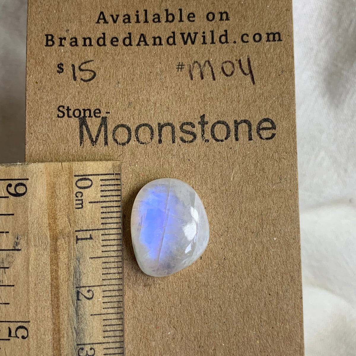 Moonstone Cabochon - M04 800FABDE-7CD6-4FAB-8C52-2B16F5C6D6B3 Brandedandwild.com