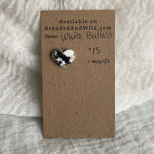 White Buffalo Cabochon - WB40