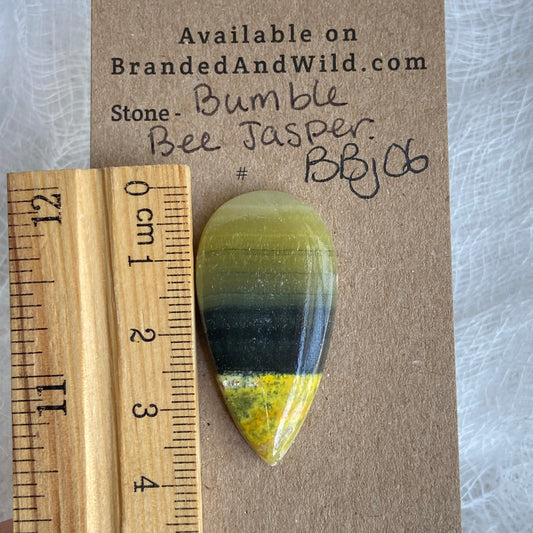 Bumblebee Jasper Cabochon - BBJ06