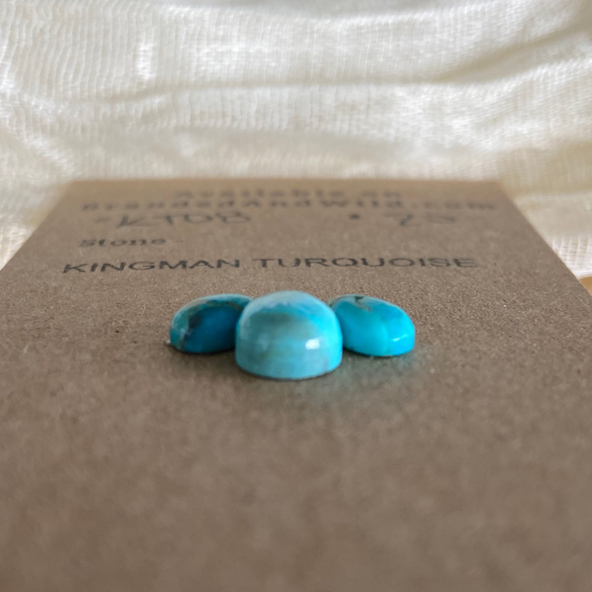 Kingman Turquoise Cabochon - KT08 8079058C-ECC1-418C-9E52-1E531D72189C Brandedandwild.com