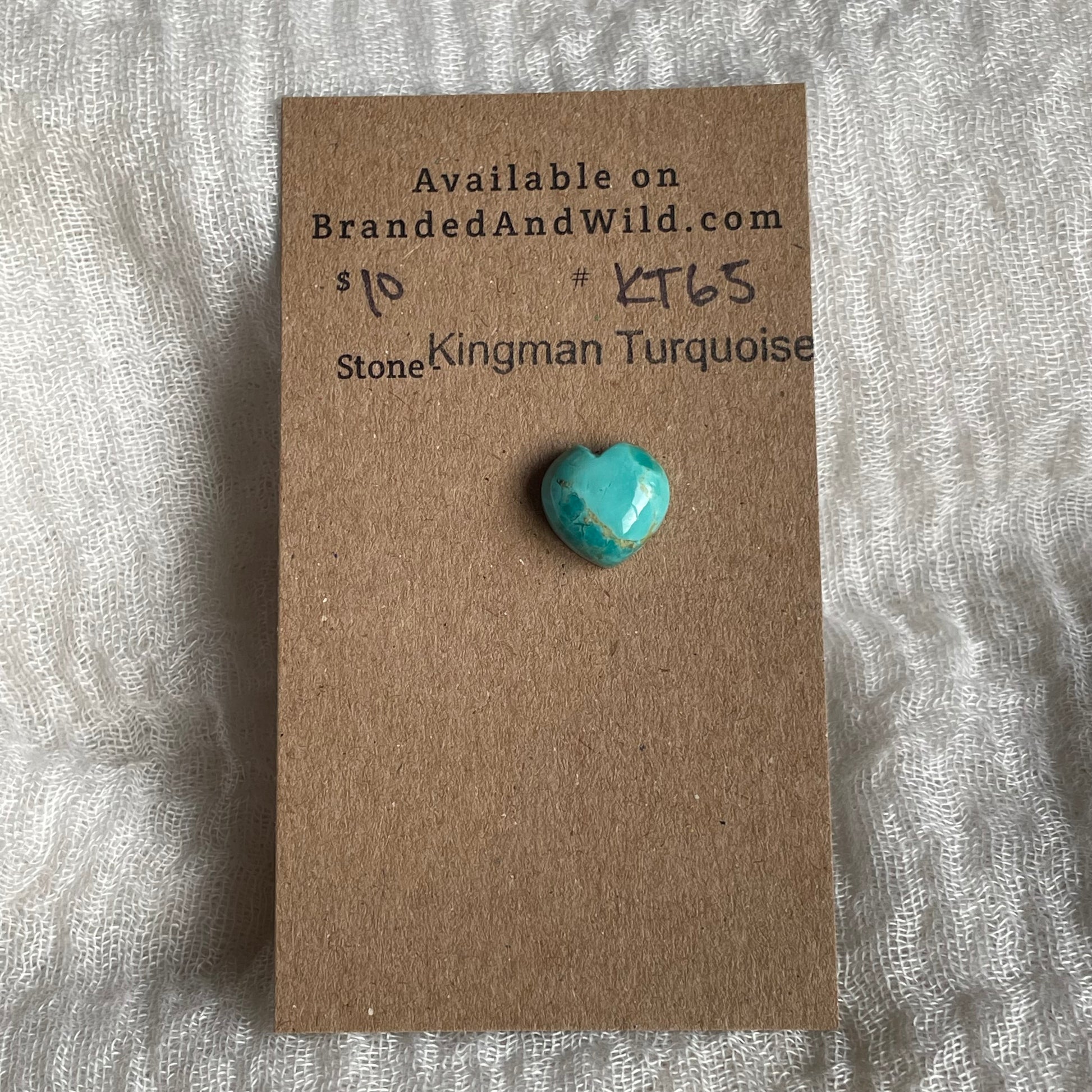 Kingman Turquoise Cabochon - KT65 809F77EE-E818-4C26-A8BA-150A2263B0C2 Brandedandwild.com