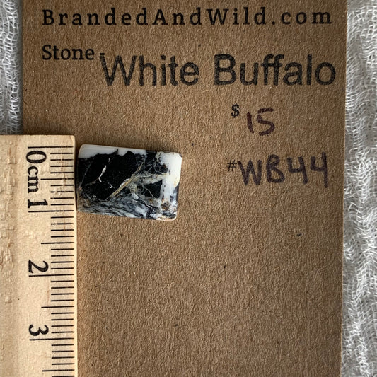 White Buffalo Cabochon - WB44