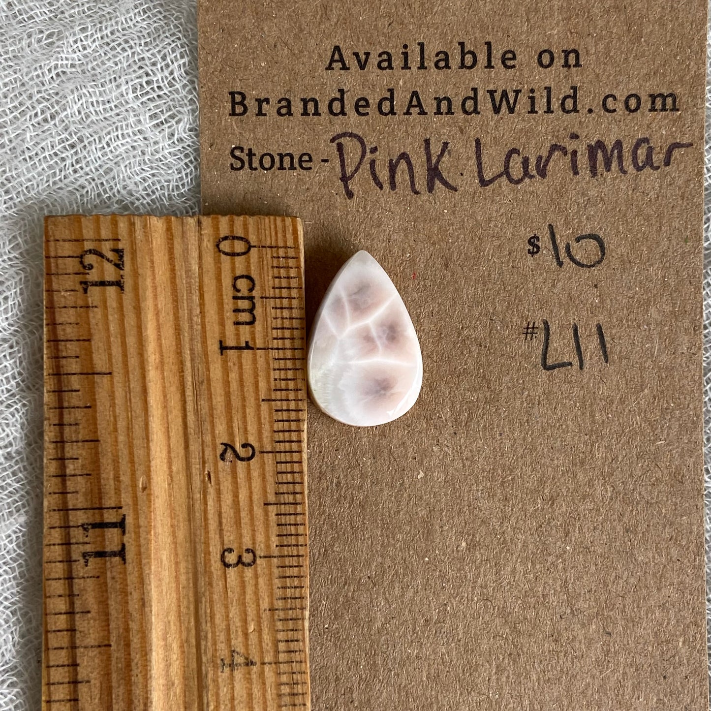 Pink Larimar Cabochon - PL11