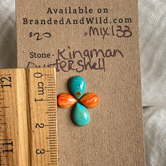 Oystershell Mix Cabochon - MIX133 80D9B349-37BB-45EC-A8EF-22E5FED60EB7 Brandedandwild.com