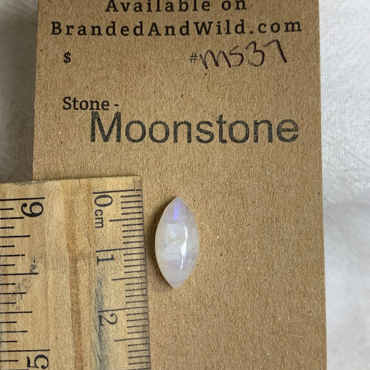 Moonstone Cabochon - MS37 812D7CFC-E6B9-4FF7-A61A-52492861969B Brandedandwild.com
