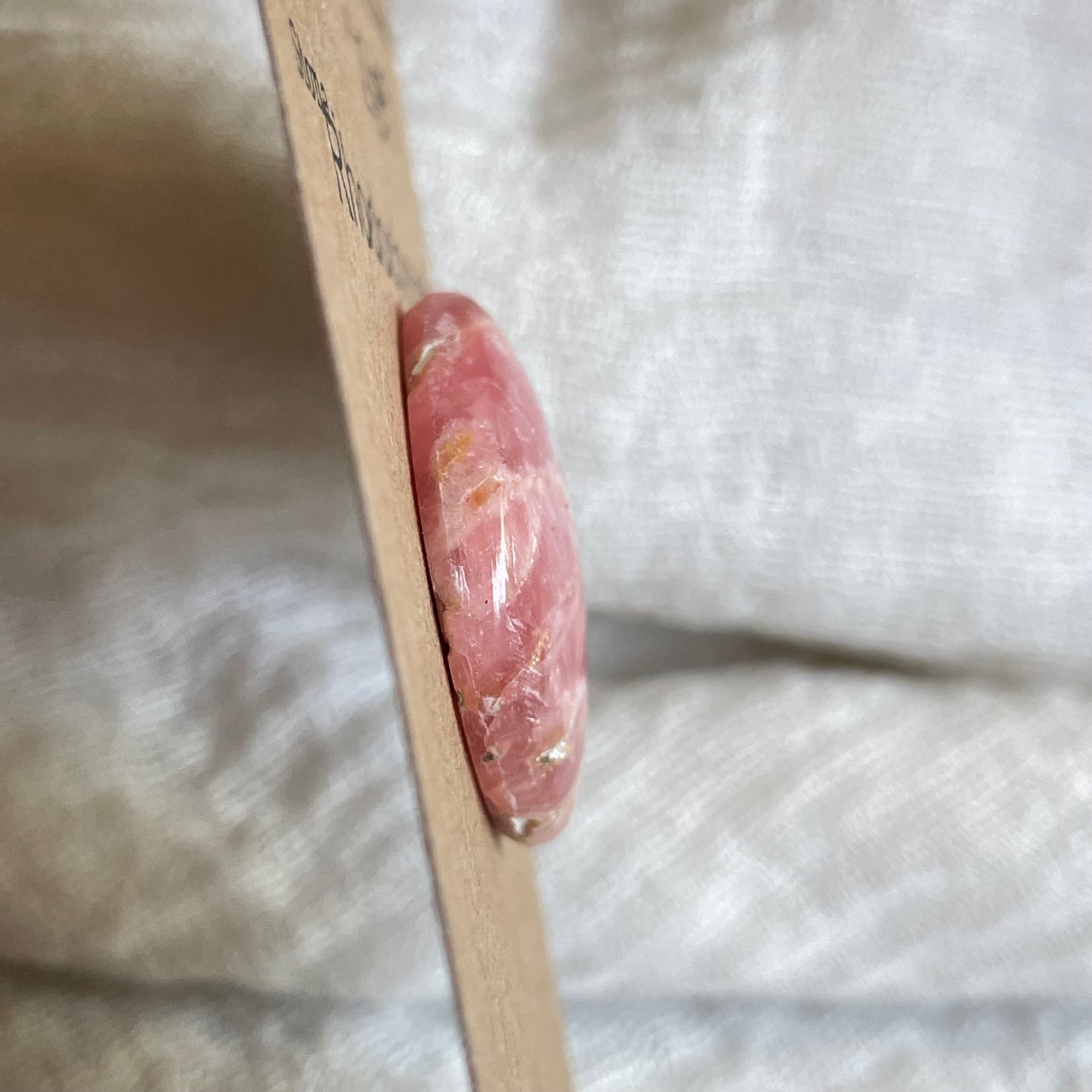 Rhodochrosite Cabochon - R89 8147BF03-AD07-4562-B319-53E919AB83C3 Brandedandwild.com