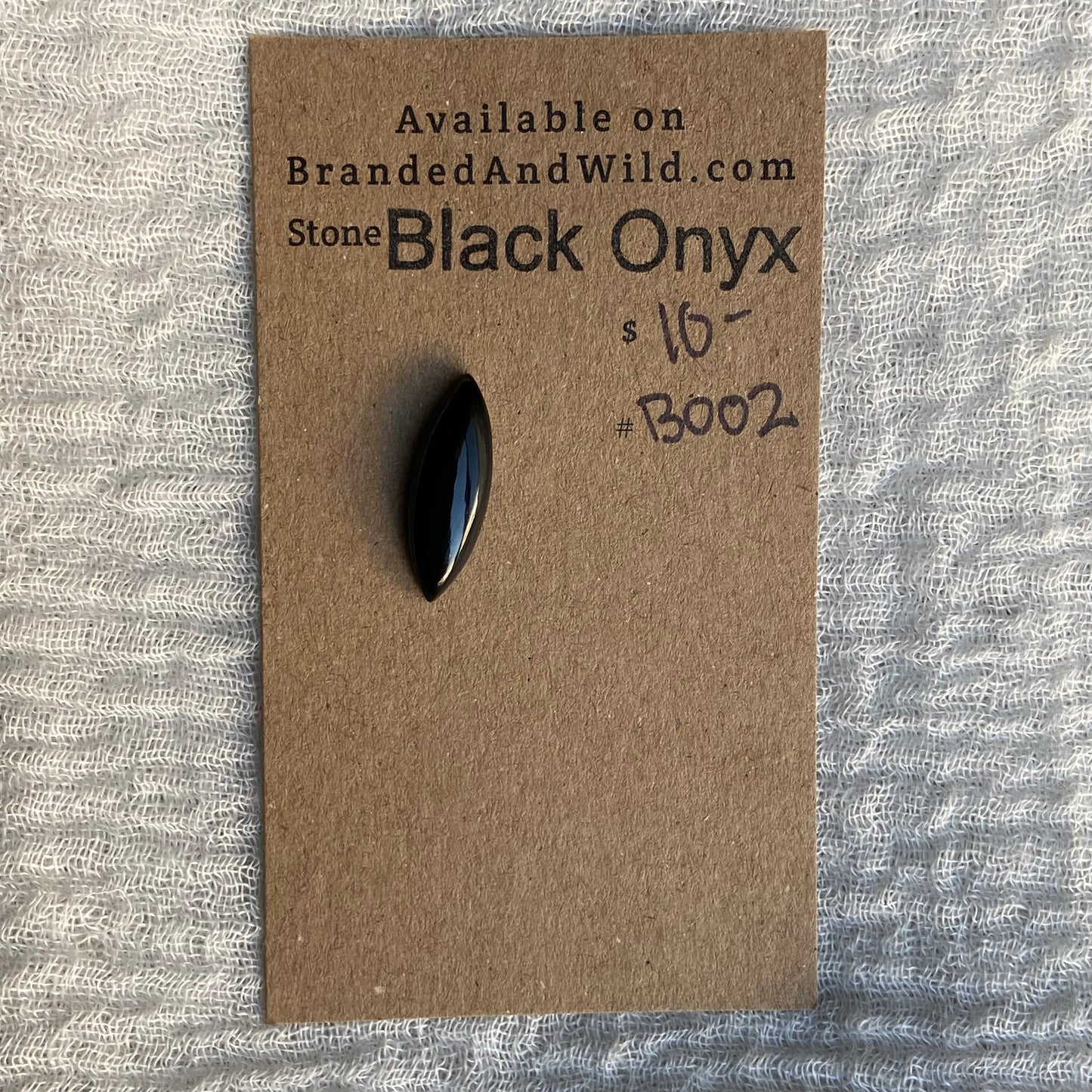 Black Onyx - Cabochon - BO02