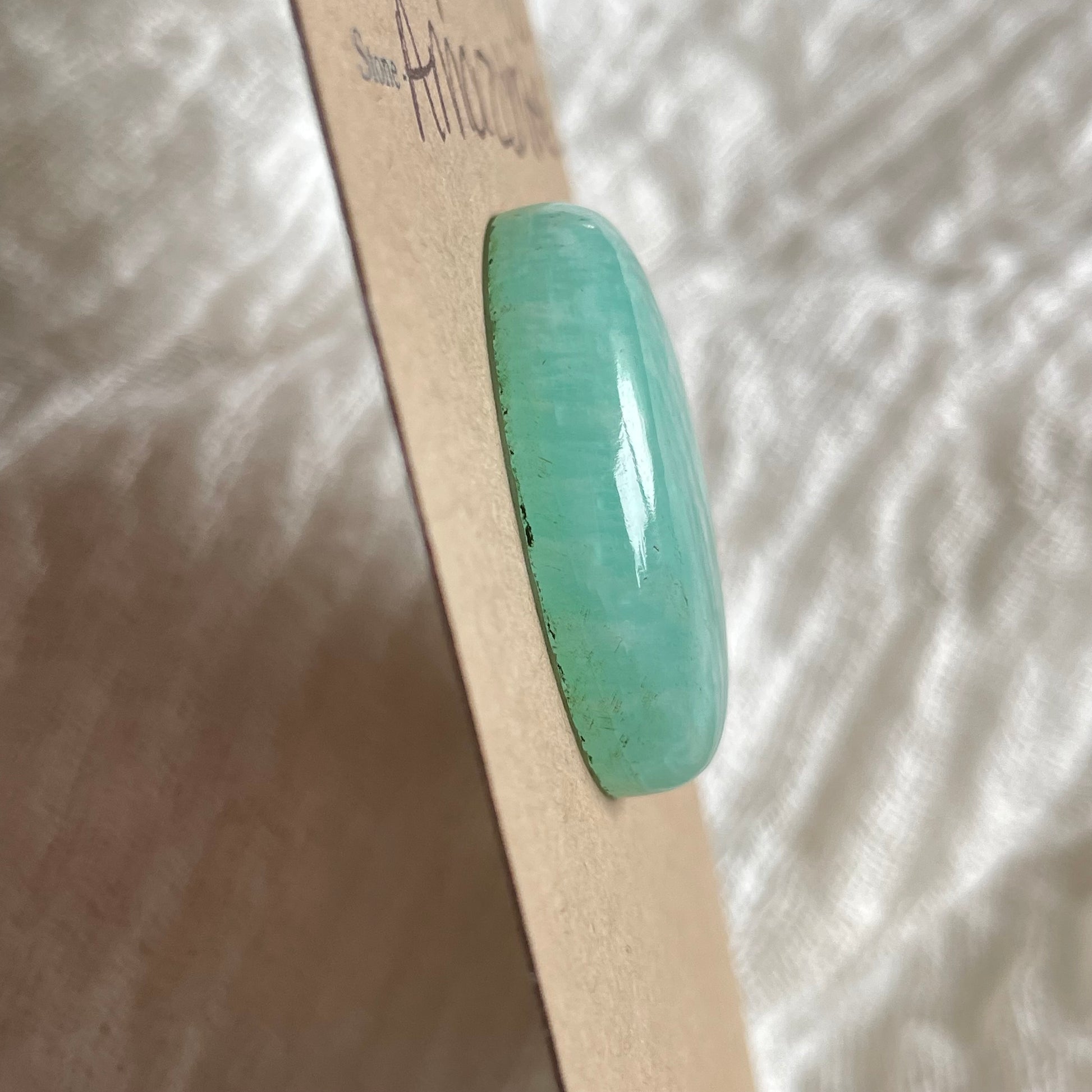 Amazonite Cabochon - AZ11 815DDDC6-8FE7-41F4-BA95-DB6B6C0F5962 Brandedandwild.com