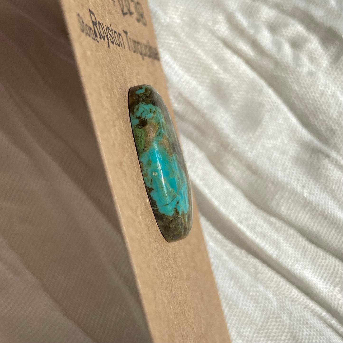 Royston Ribbon Turquoise Cabochon RR38 81671863-3EE2-45E5-AF86-6F46B3945857 Brandedandwild.com