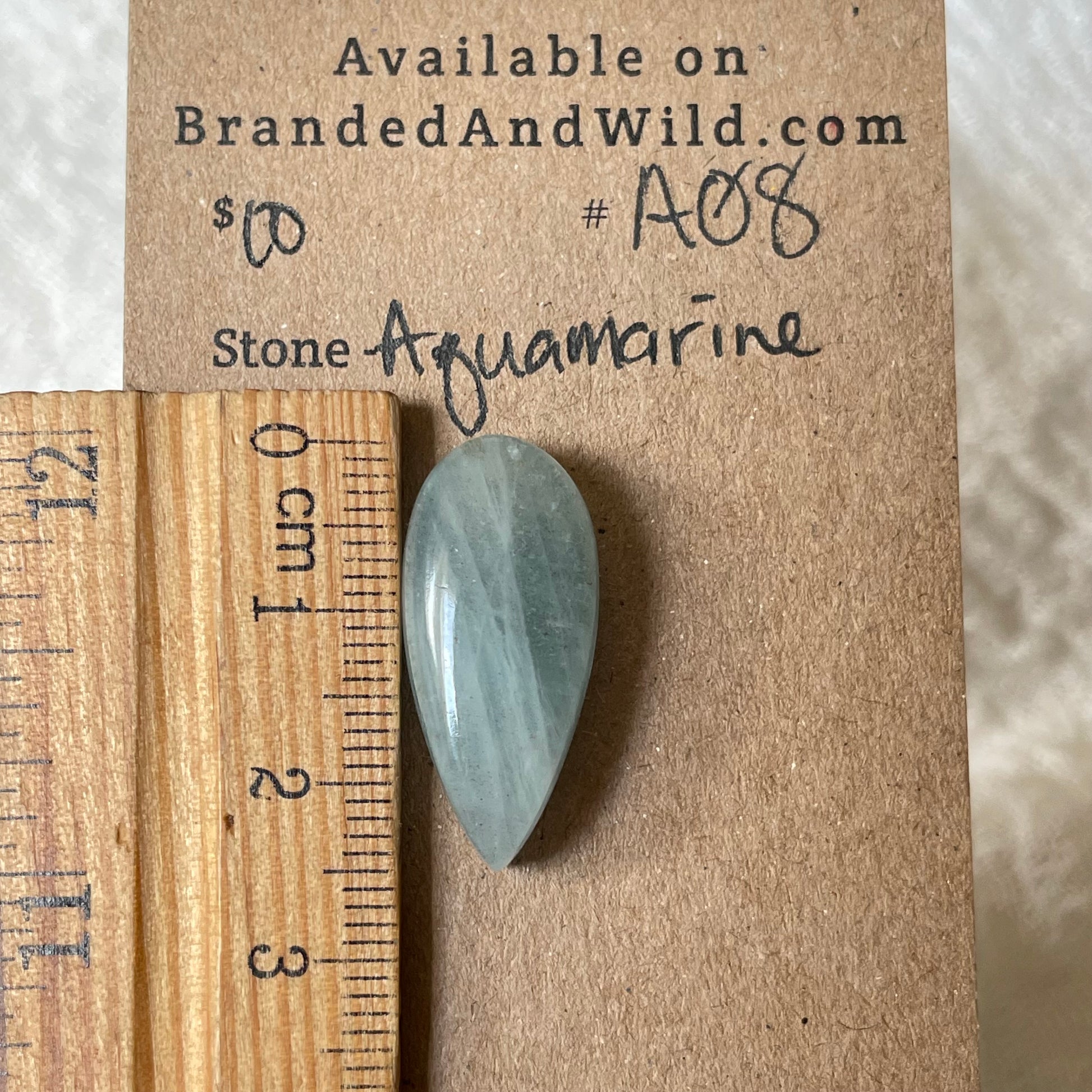 Aquamarine Cabochon AQ8 817E1C3D-DFAE-4A36-B493-3F2C583F9250 Brandedandwild.com
