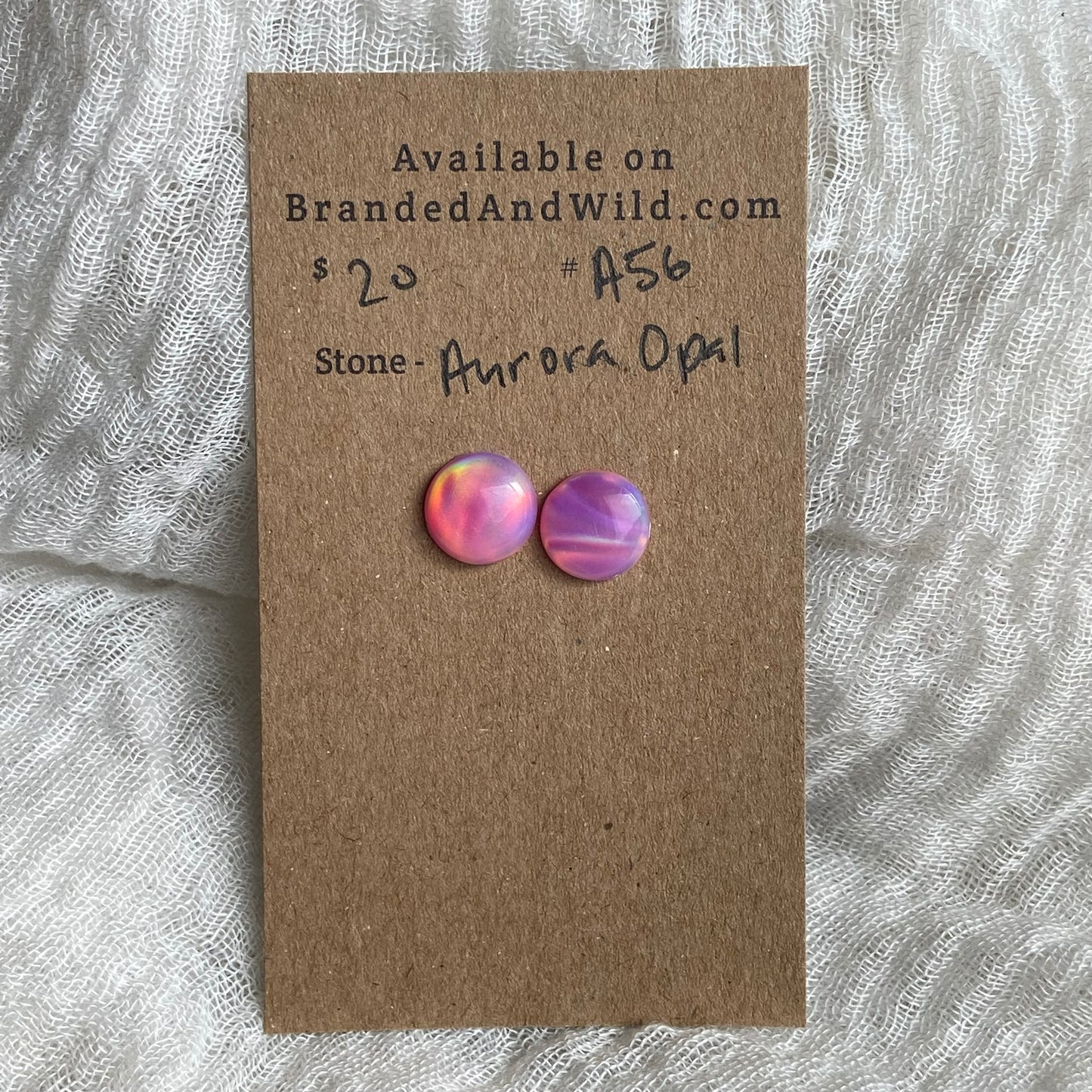Aurora Opal Cabochon - A56 8186BE2A-31C6-4998-A61D-D9976B9BBFF9 Brandedandwild.com