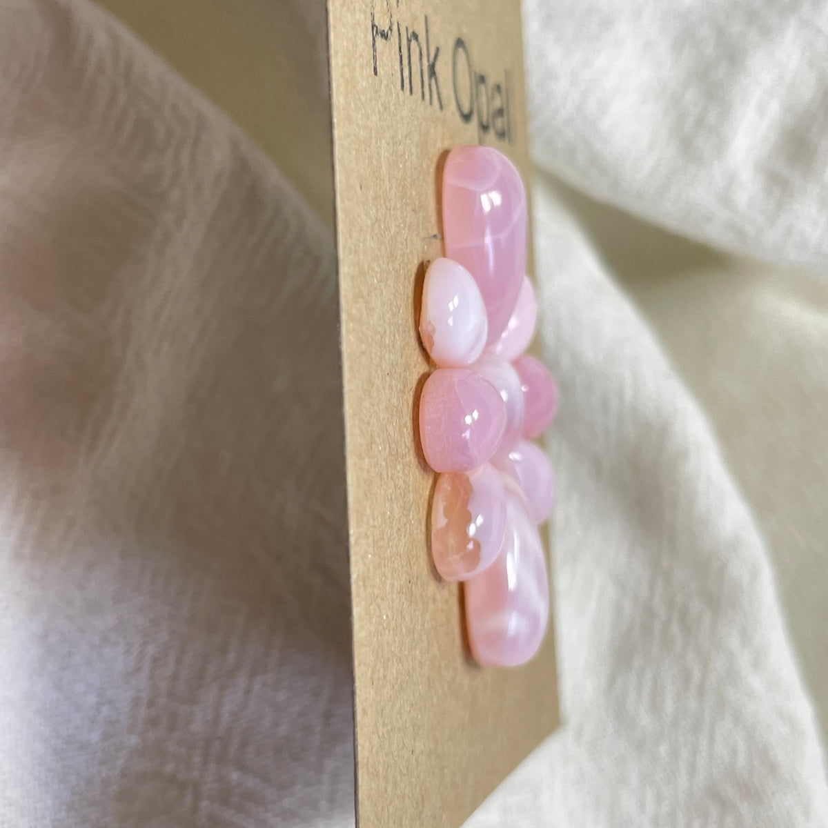 Pink Opal Cabochon - PO74 818E148B-B363-4D4F-A9A0-D4E093DBC804 Brandedandwild.com