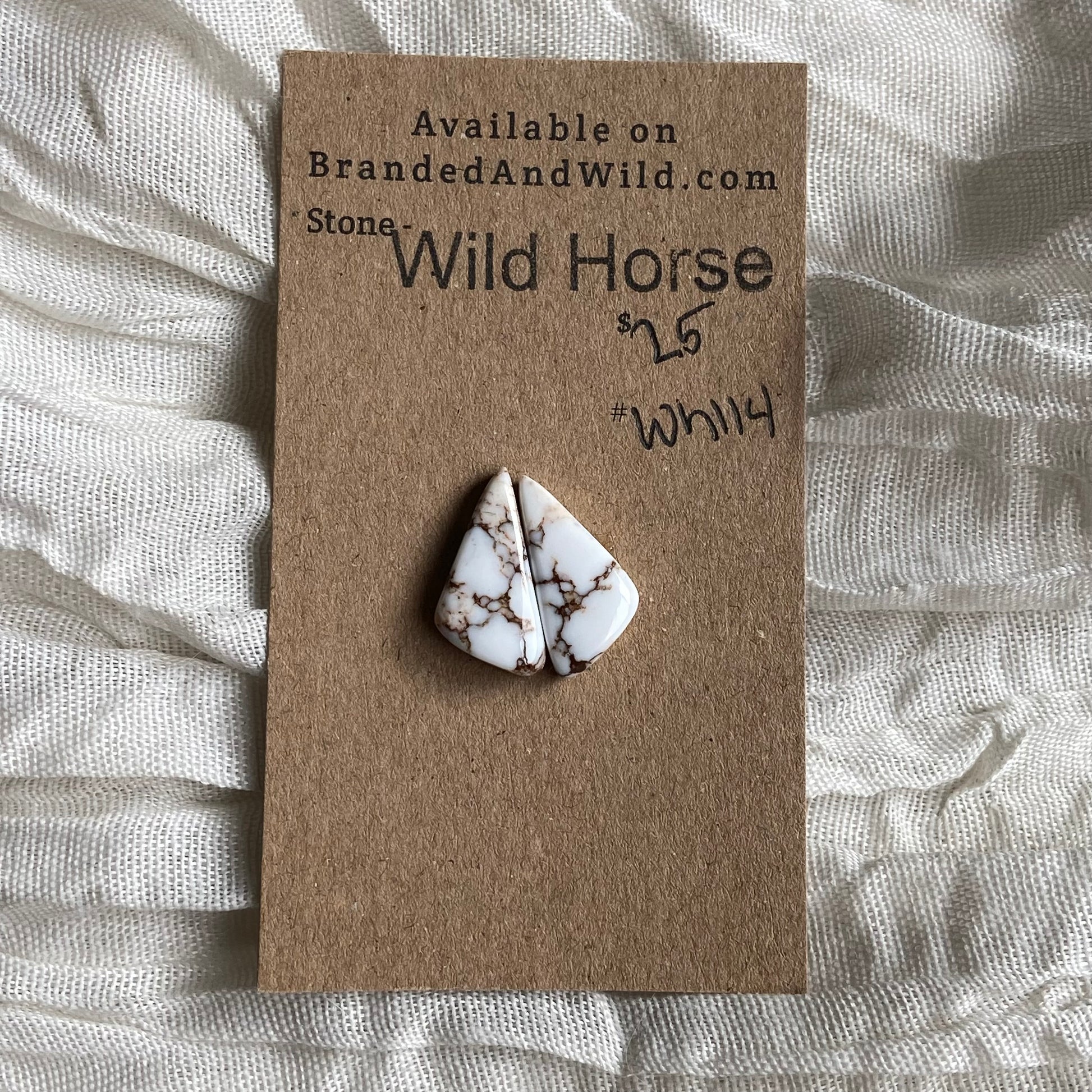Wild Horse Cabochon - WH114 81C811DD-78CC-473F-AA07-E5A5153B1475 Brandedandwild.com