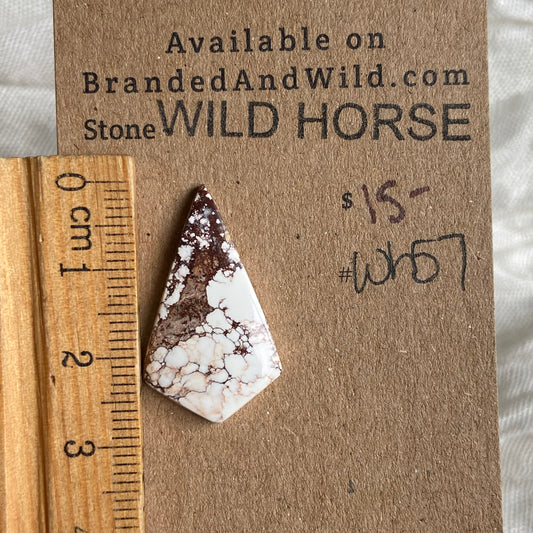Wild Horse Cabochon - WH57 8203F368-E65A-4802-8F17-974780073209 Brandedandwild.com