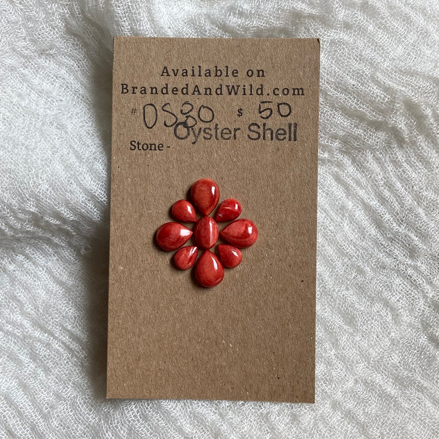 Oyster Shell Cabochon - OS80