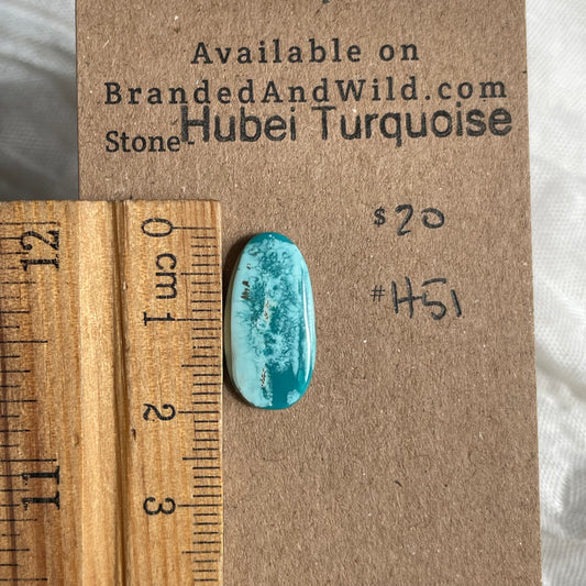 Hubei Turquoise Cabochon - H51 821AC634-81CC-48C3-95B6-8659C30C7DE3 Brandedandwild.com