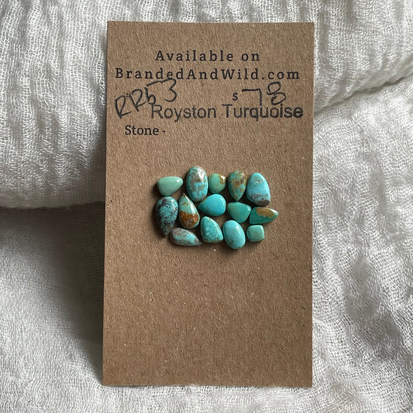 Royston Turquoise cabochon - RR53 821AF561-4C81-4DFD-BEA0-BB2607C02023 Brandedandwild.com