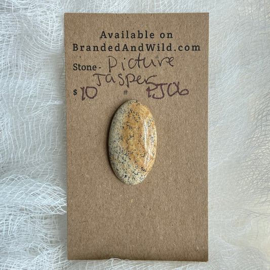 Picture Jasper Cabochon - PJ06