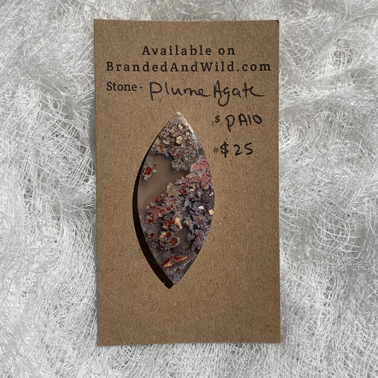 Plume Agate Cabochon - PA10
