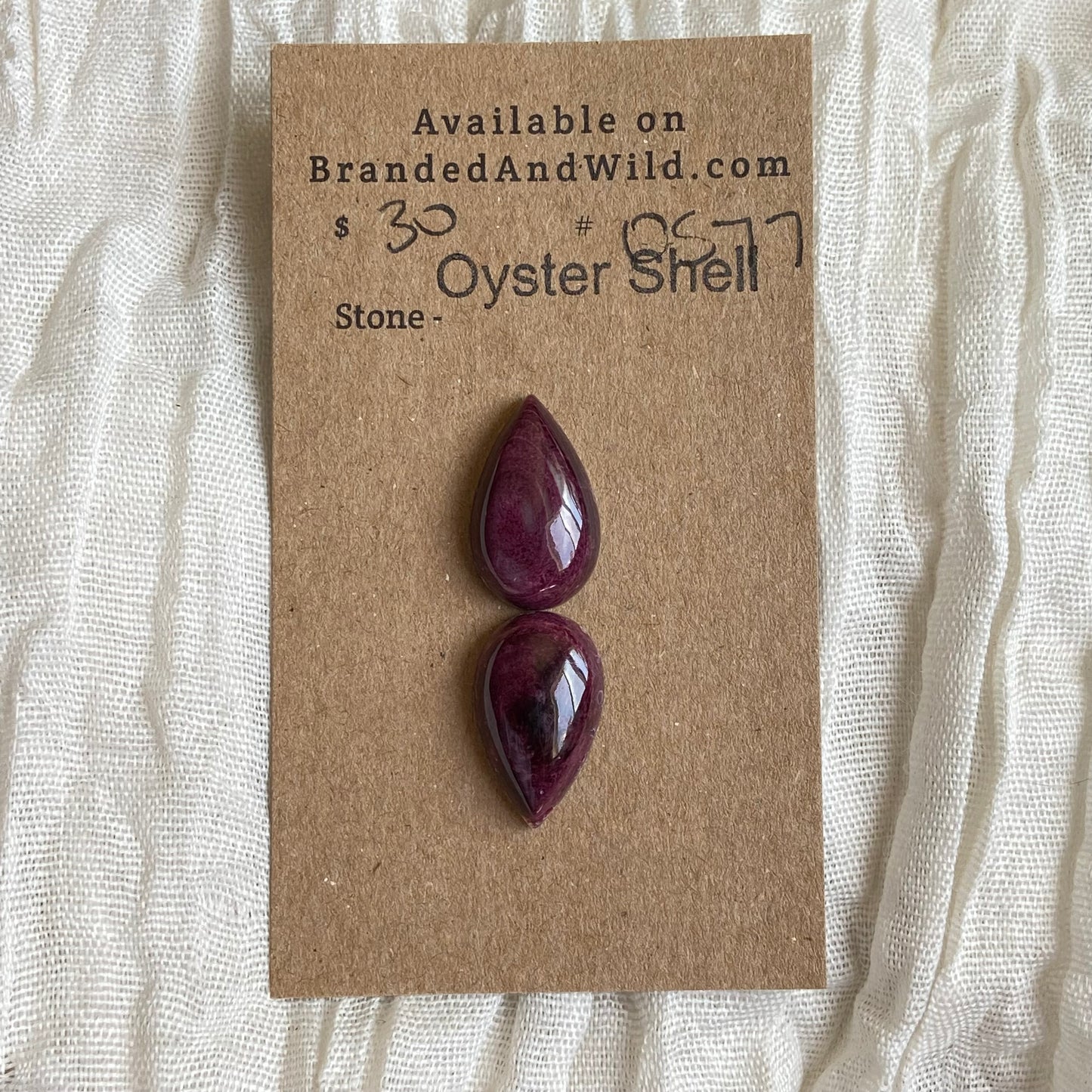 Oyster Shell Cabochon - OS77