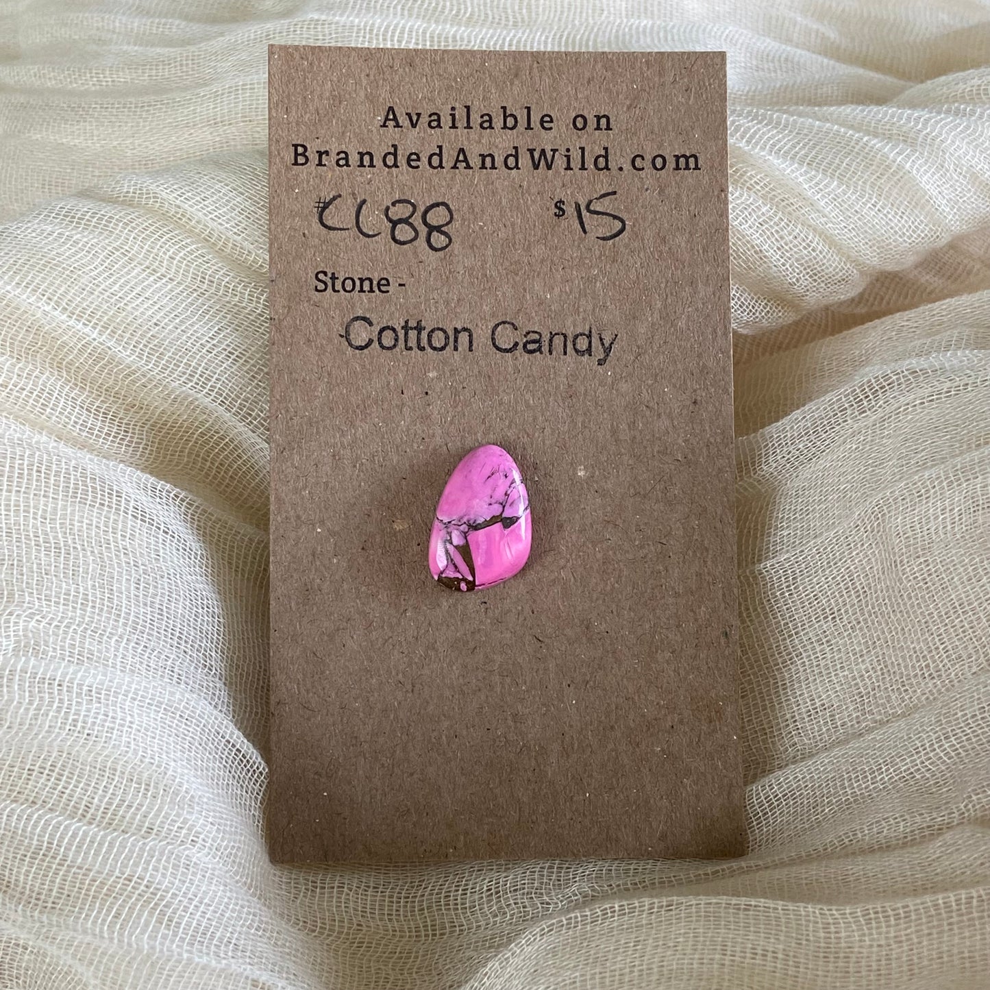 Cotton Candy Cabochon - CC88 8257F2F7-3537-45D2-8450-C567612E40B9 Brandedandwild.com
