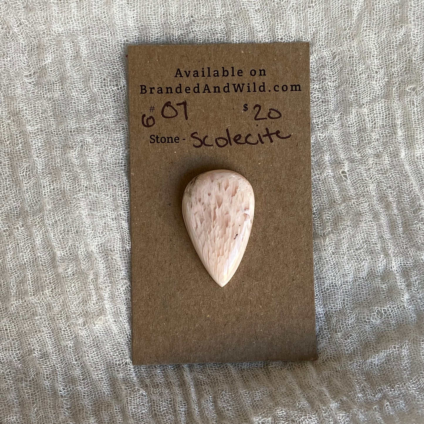 Scolecite Cabochon - S07