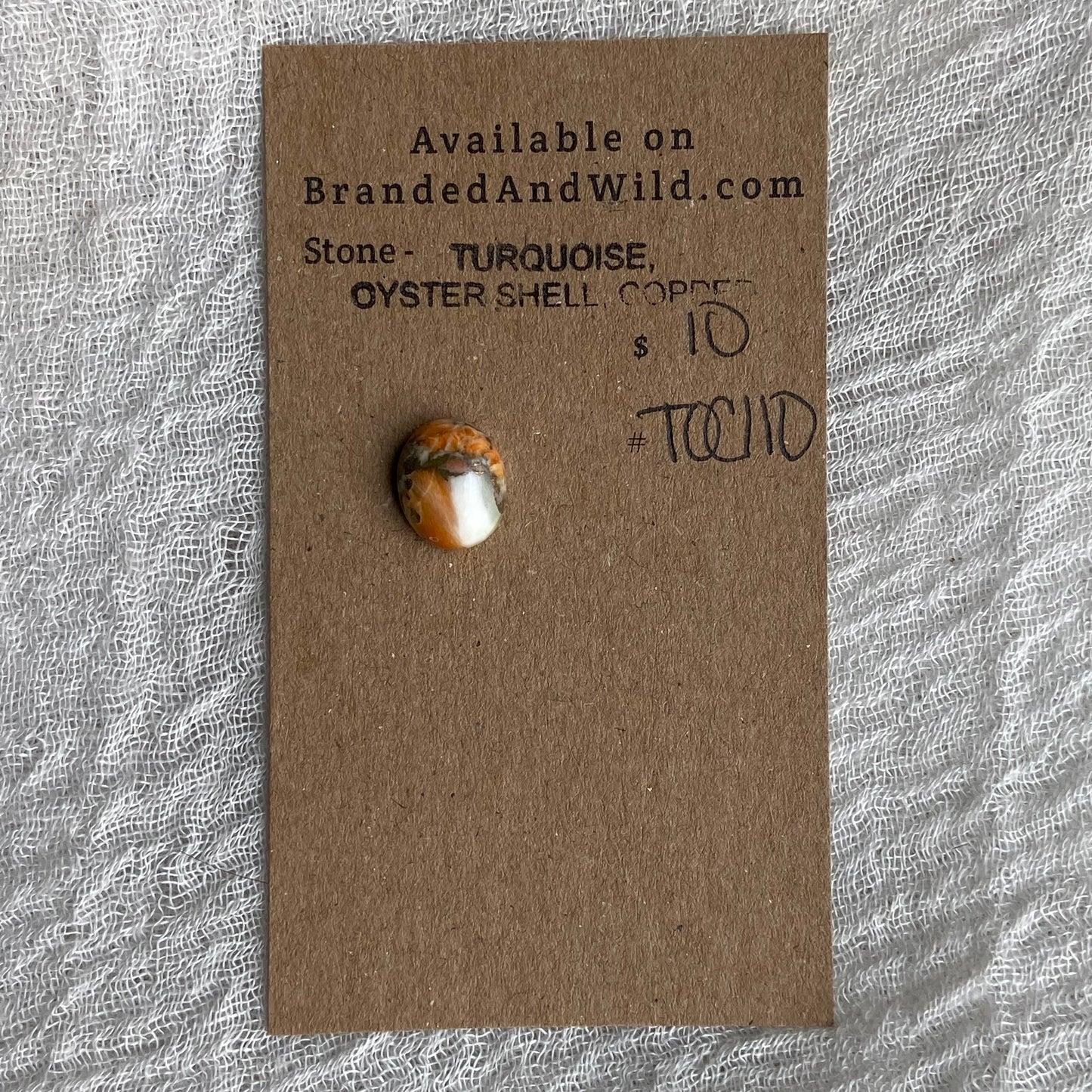 Turquoise, Oyster Shell, Copper - TOC110