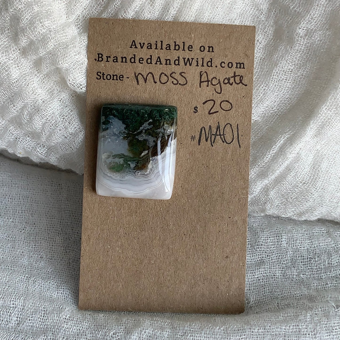 Moss Agate Cabochon - MA01