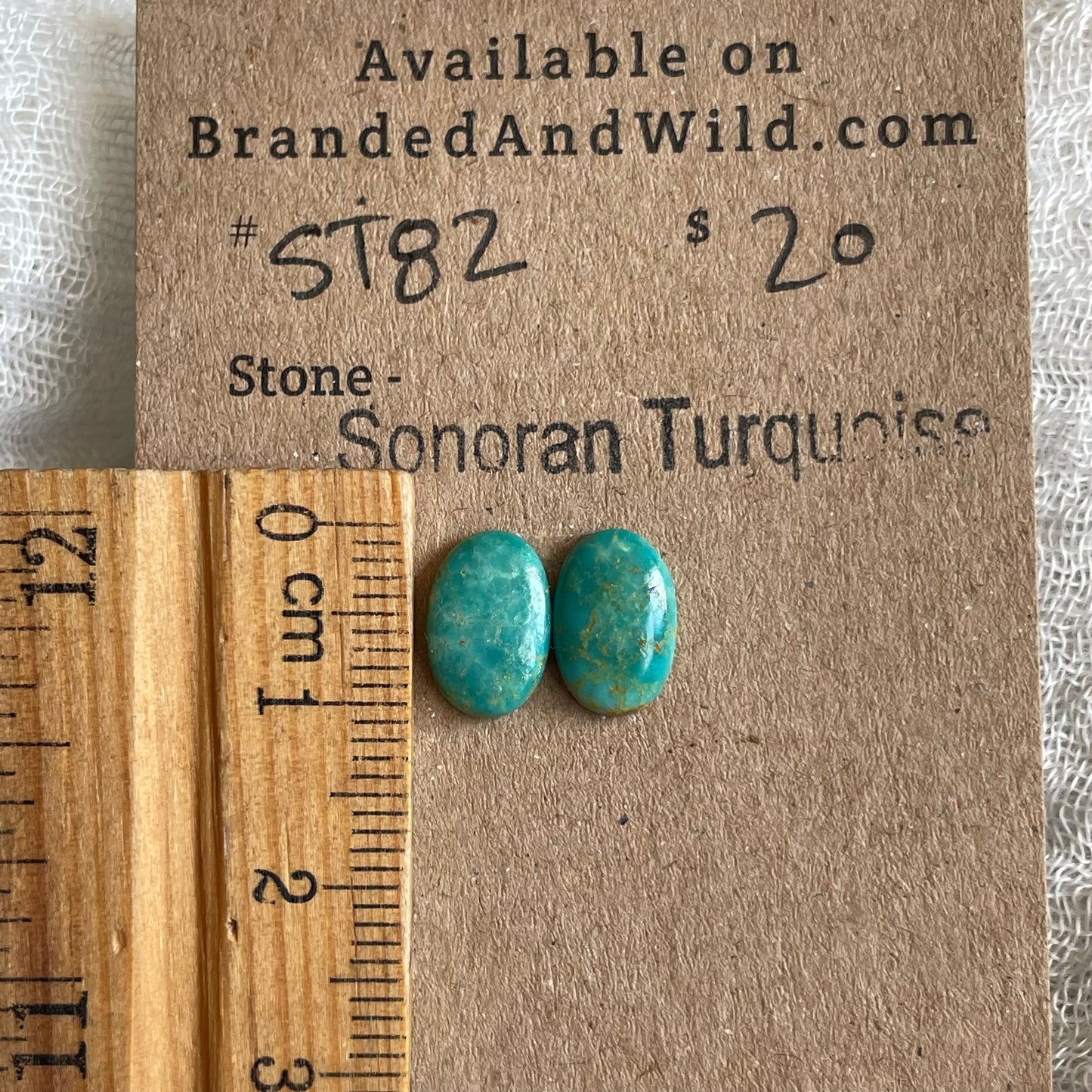 Sonoran Turquoise Cabochon - ST82 82E902DF-5CCE-493D-8E74-0B2D86CE967E Brandedandwild.com