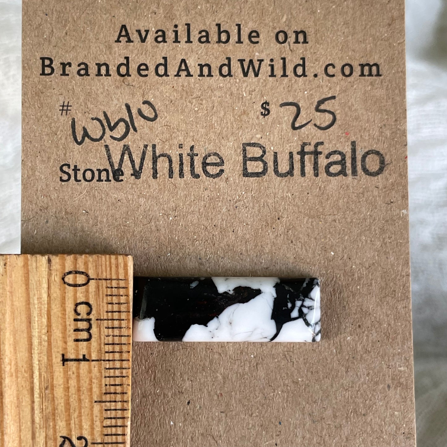White Buffalo Cabochon - WB10