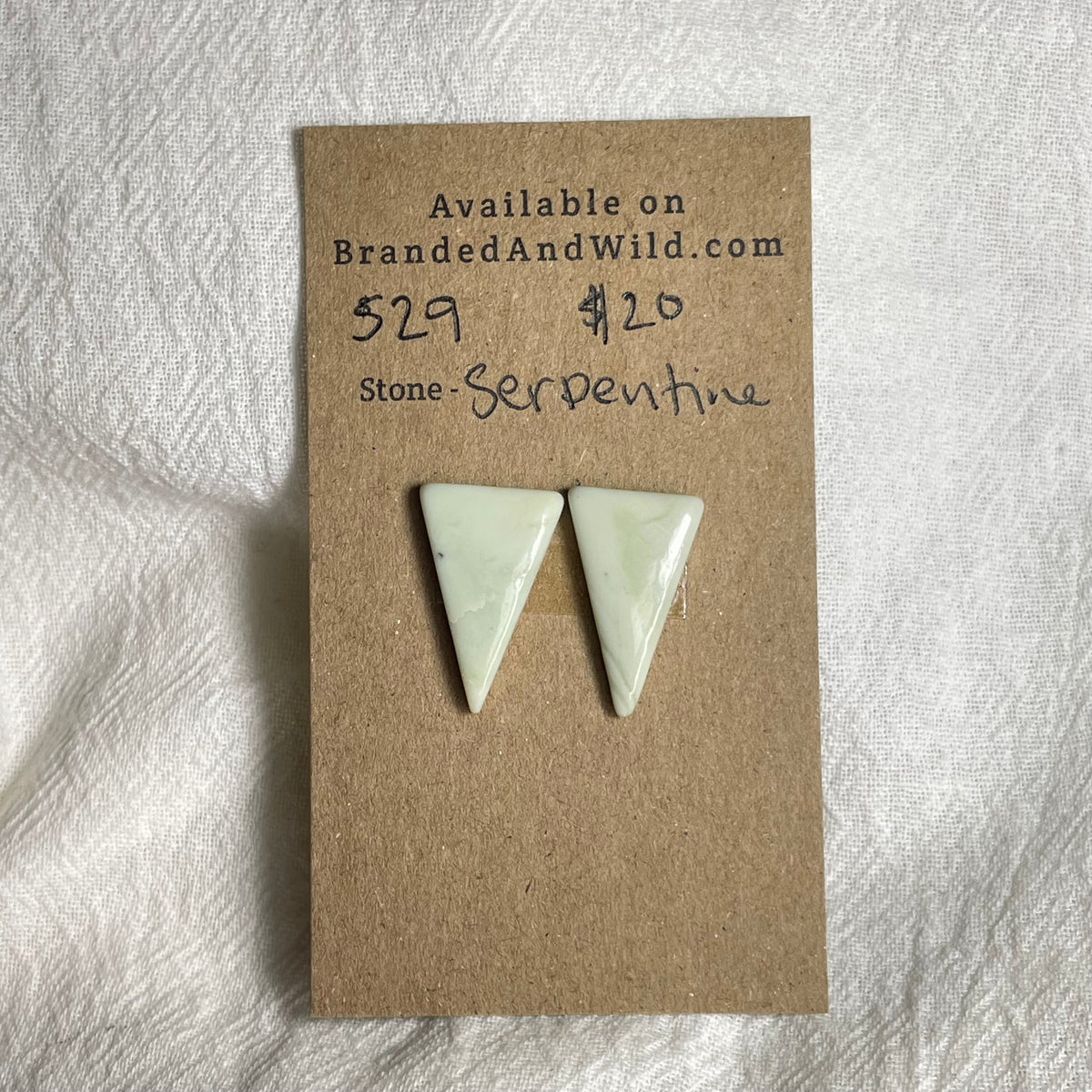 Serpentine - Cabochon - S29 830A1463-556D-4D9C-8ED3-0C1B531359A4 Brandedandwild.com