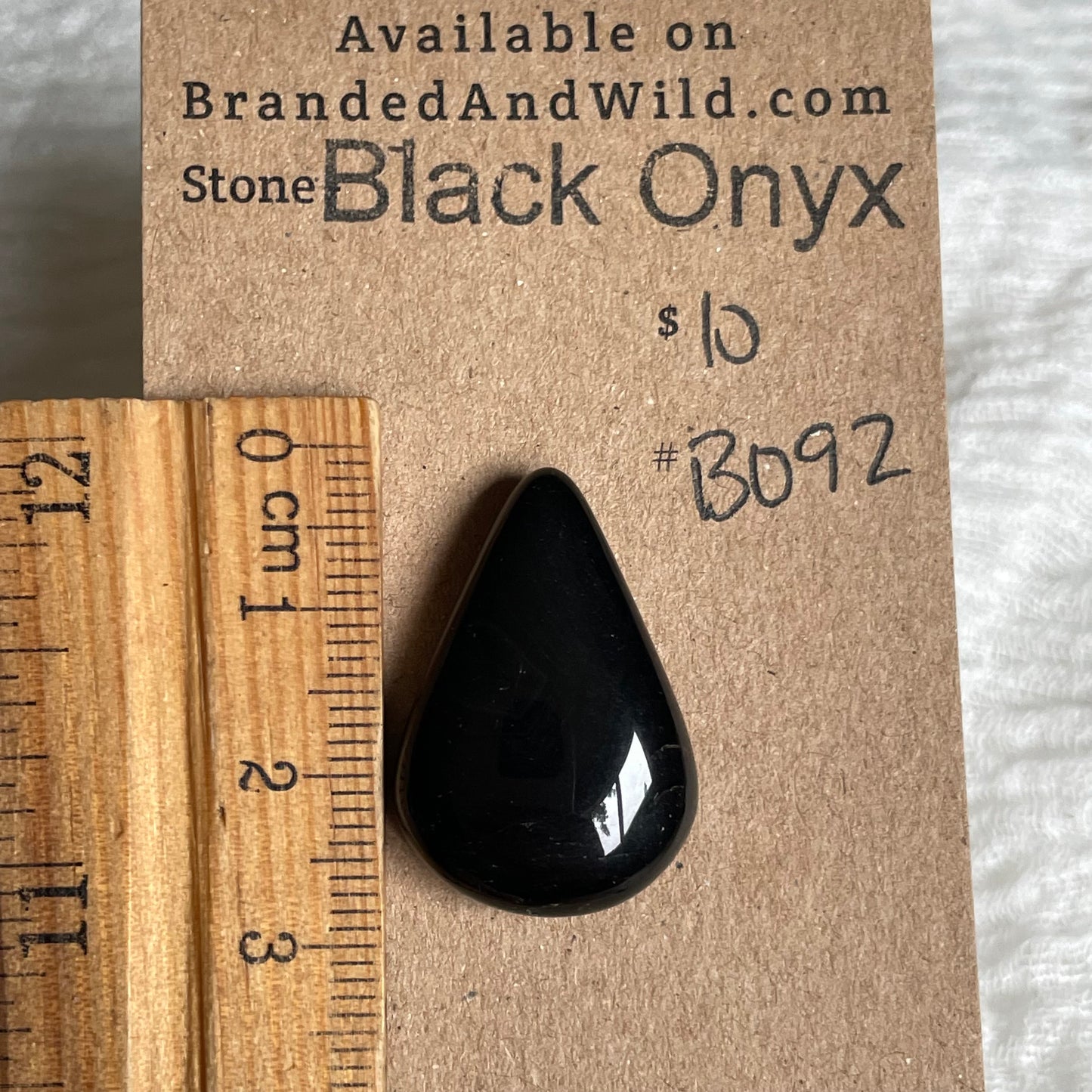 Black Onyx - Cabochon - BO92