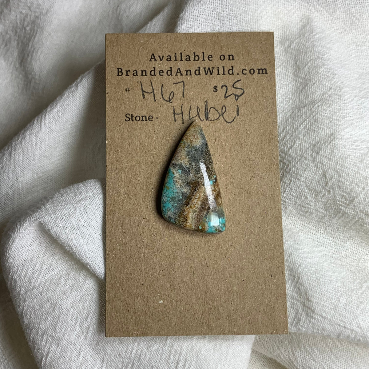 Hubei Turquoise Cabochon - H67 831532A9-FAD9-4F54-AD78-D53F56638650 Brandedandwild.com