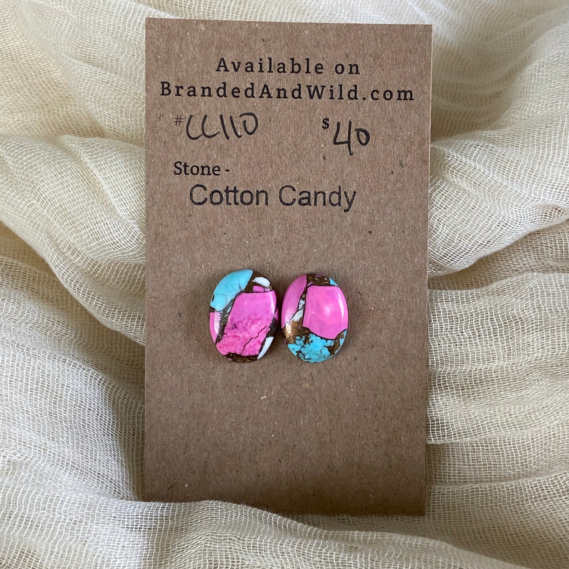 Cotton Candy Cabochon - CC110 831E5E14-CE9E-4BF2-A04F-5D61C42D6016 Brandedandwild.com