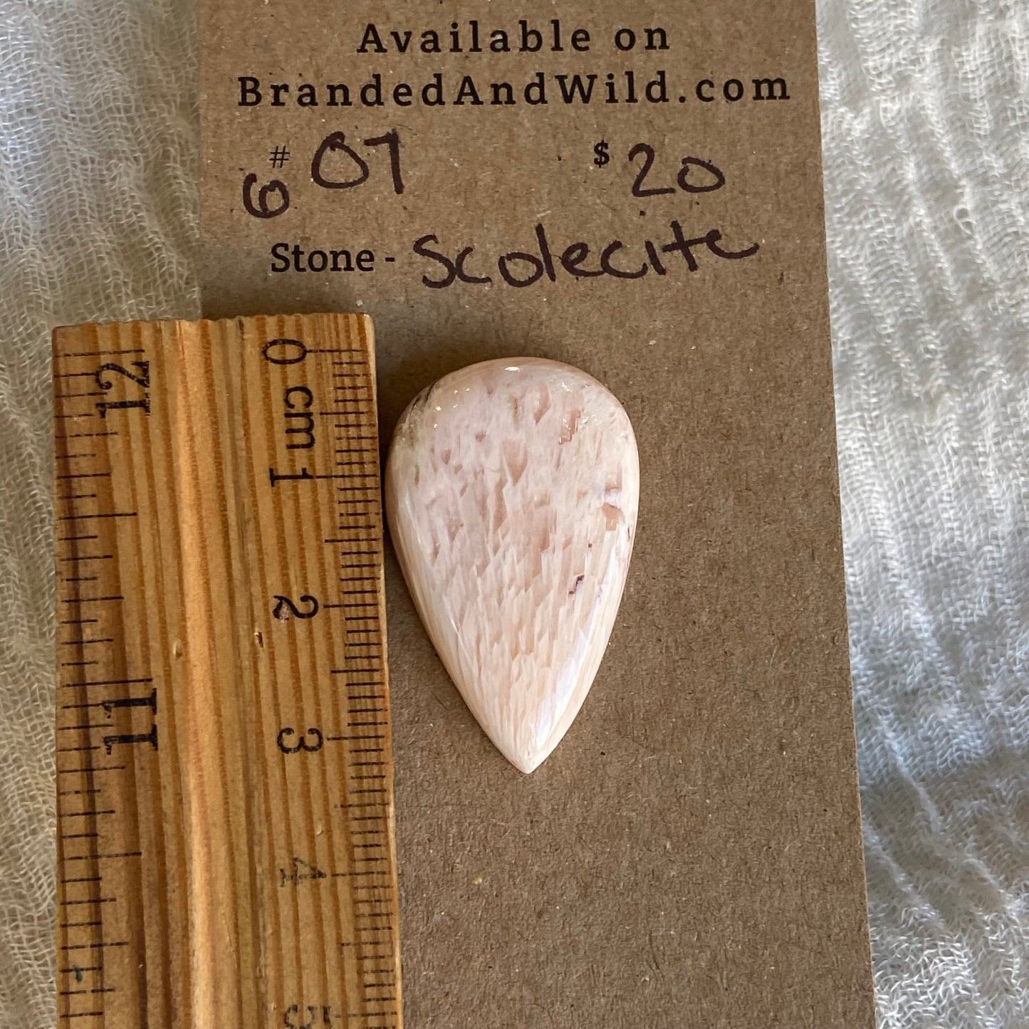 Scolecite Cabochon - S07