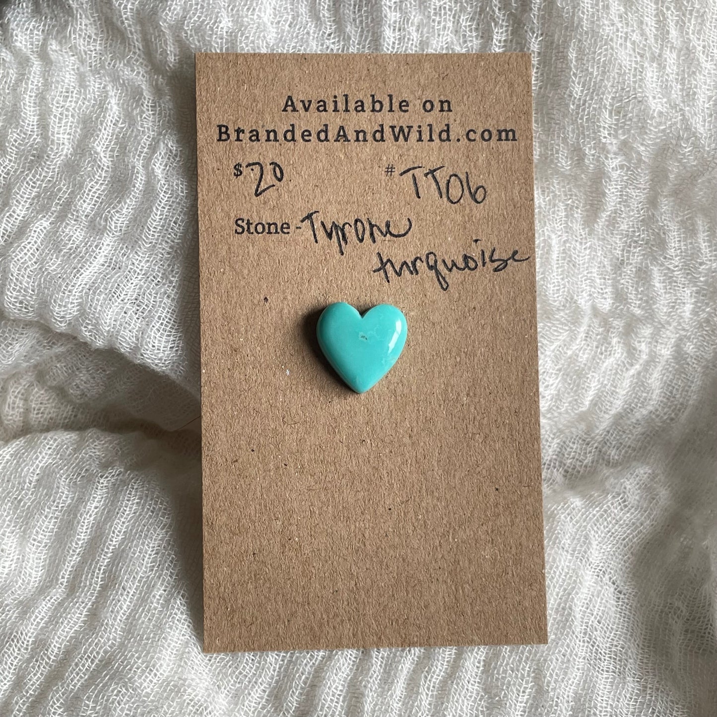 Tyrone Turquoise Cabochon - TT06 8358A080-6B02-499E-9D7F-E1C18DBBFE09 Brandedandwild.com