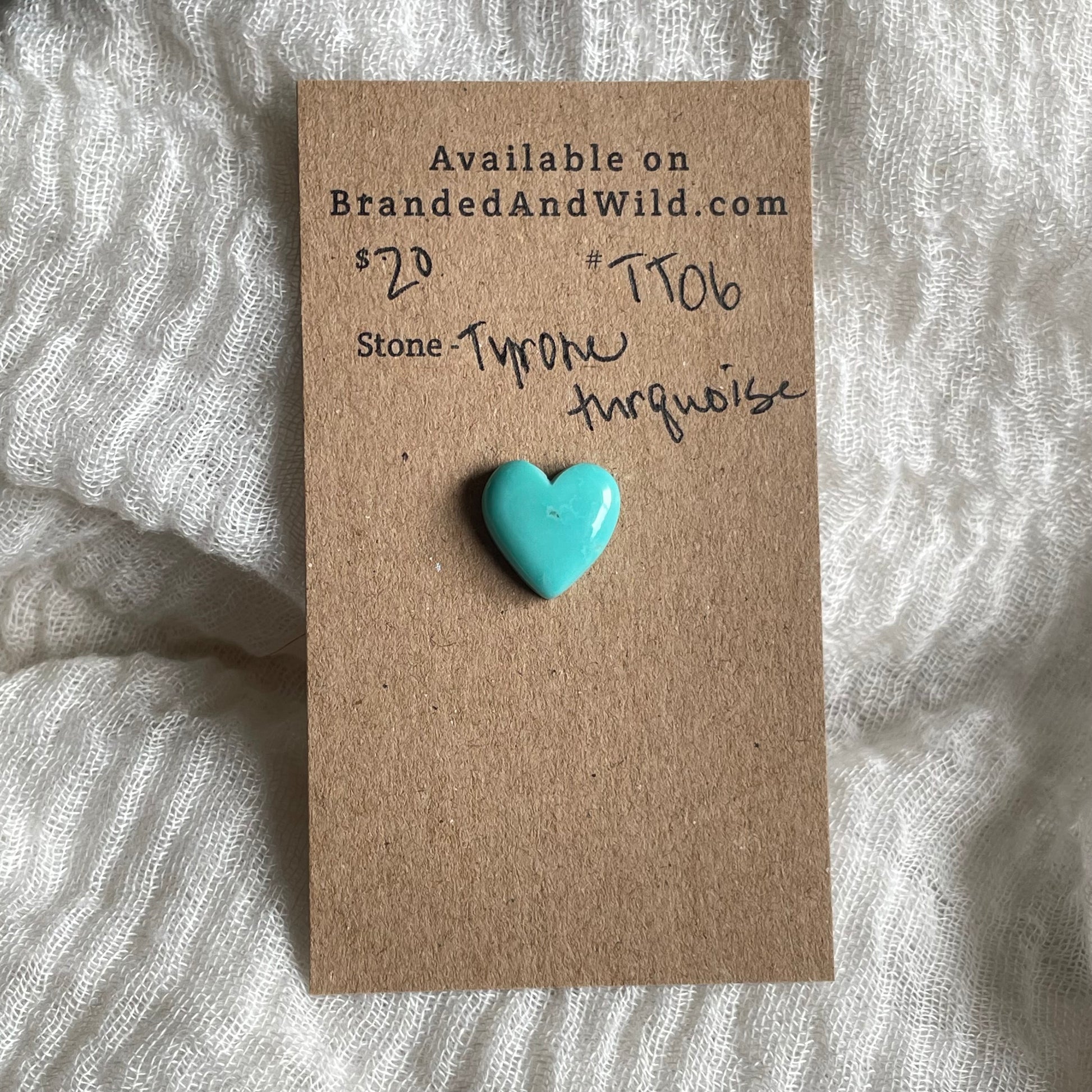 Tyrone Turquoise Cabochon - TT06 8358A080-6B02-499E-9D7F-E1C18DBBFE09 Brandedandwild.com