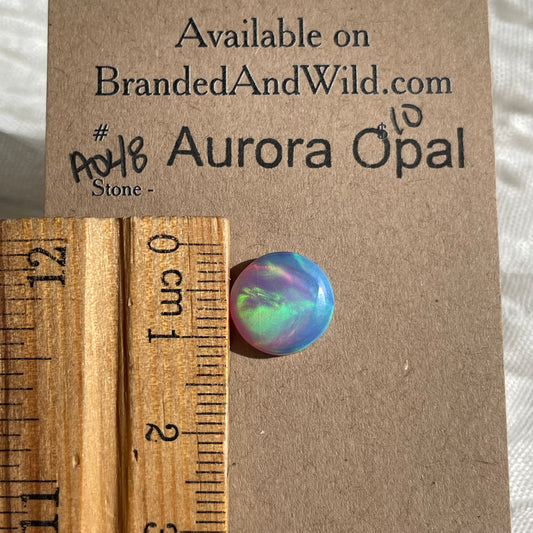 Aurora Opal Cabochon - A048 8374E774-F65E-4499-ABA0-BE1ADECDC987 Brandedandwild.com
