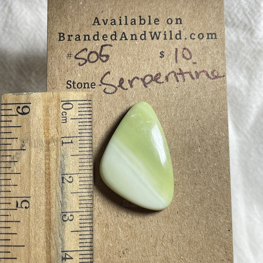 Serpentine - Cabochon - S05 8383DC35-D197-4639-95BF-F108D5549BA4 Brandedandwild.com