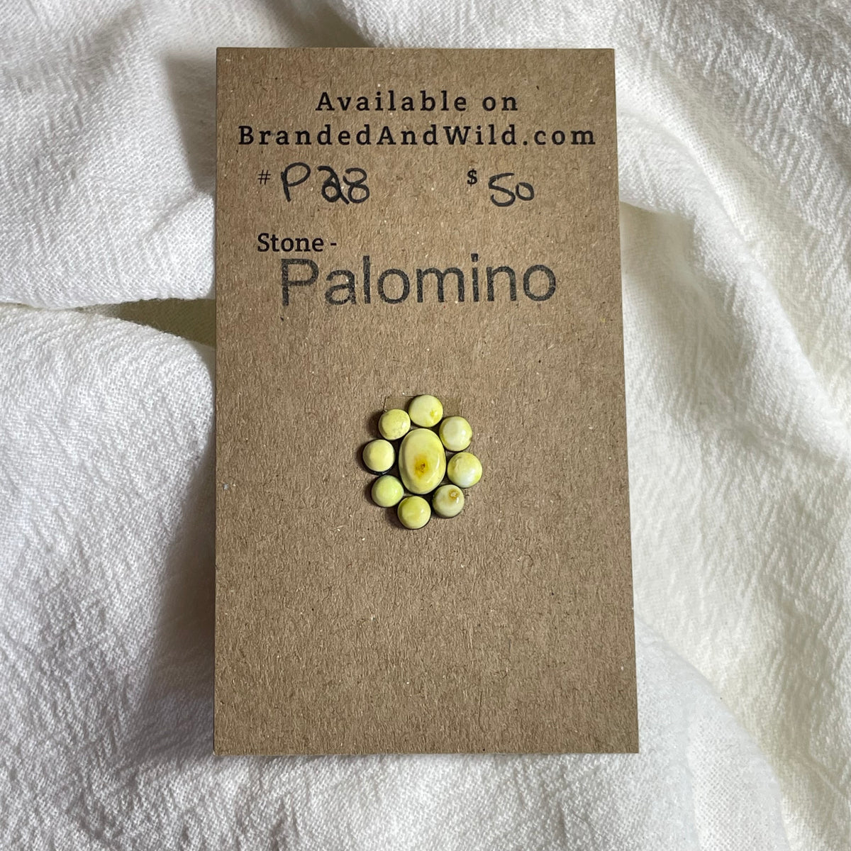 Palomino Cabochon - P28 838CD9E2-8400-4719-990F-ABA90862F55B Brandedandwild.com