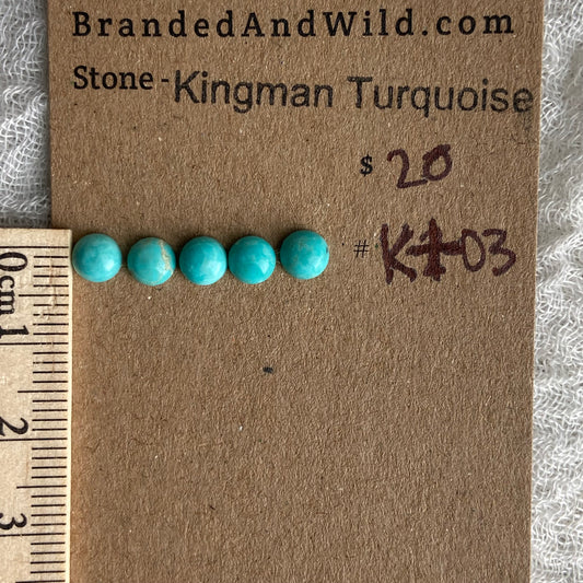 Kingman Turquoise Cabochon - KT03