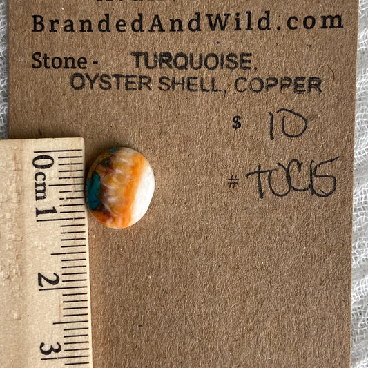 Turquoise, Oyster Shell, Copper - TOC15