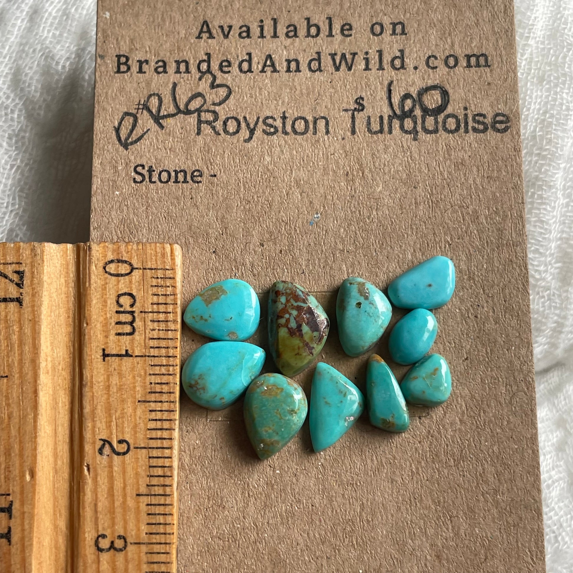 Royston Turquoise Cabochon - RR63 83CC63DE-1CD1-48B7-9A34-12C438C4224B Brandedandwild.com