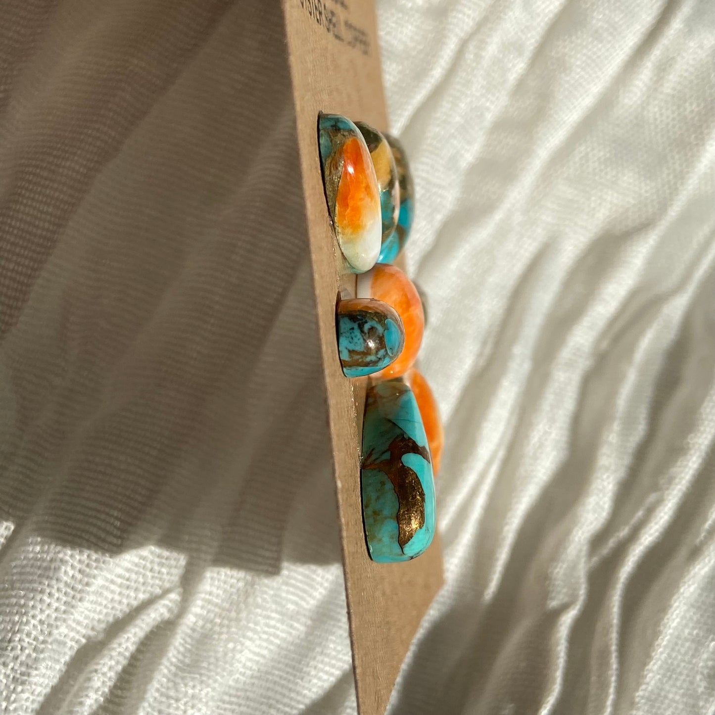 Turquoise, Oystershell, Copper Cabochon - TOC07 83F0F43F-4900-45A9-B9BE-FD424BFBDD64 Brandedandwild.com