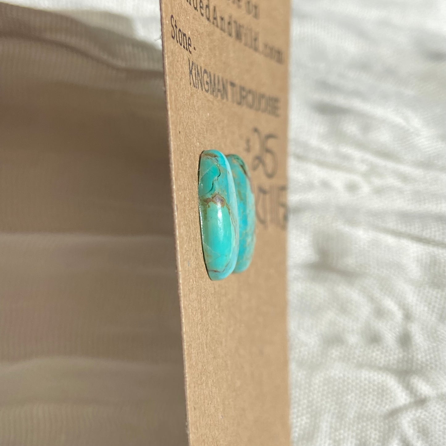 Kingman Turquoise Cabochon - KT115 840216E9-70CB-4DB7-875C-281597C33DF1 Brandedandwild.com