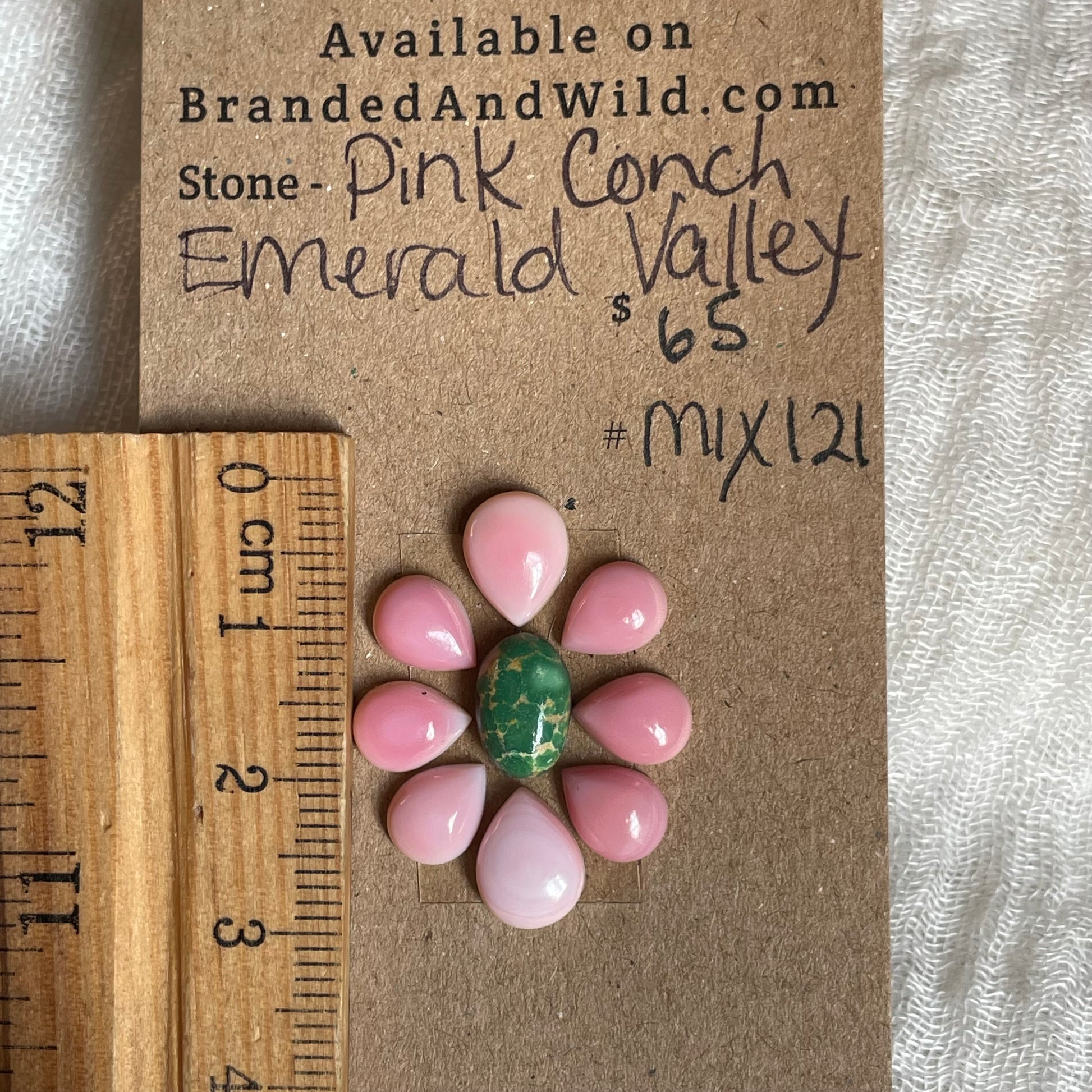 Turquoise / Oyster Shell Cabochon - MIX121 840603D7-4456-49D1-8D6B-14C2ED24DE4D Brandedandwild.com