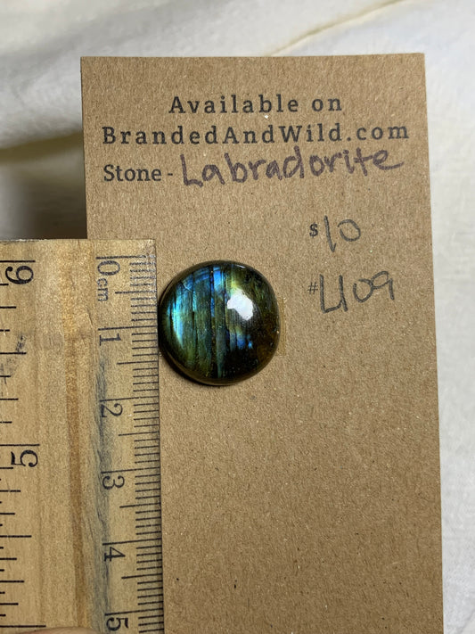 Labradorite Cabochon - L109 840A4D59-386E-45FA-8427-170904115843 Brandedandwild.com
