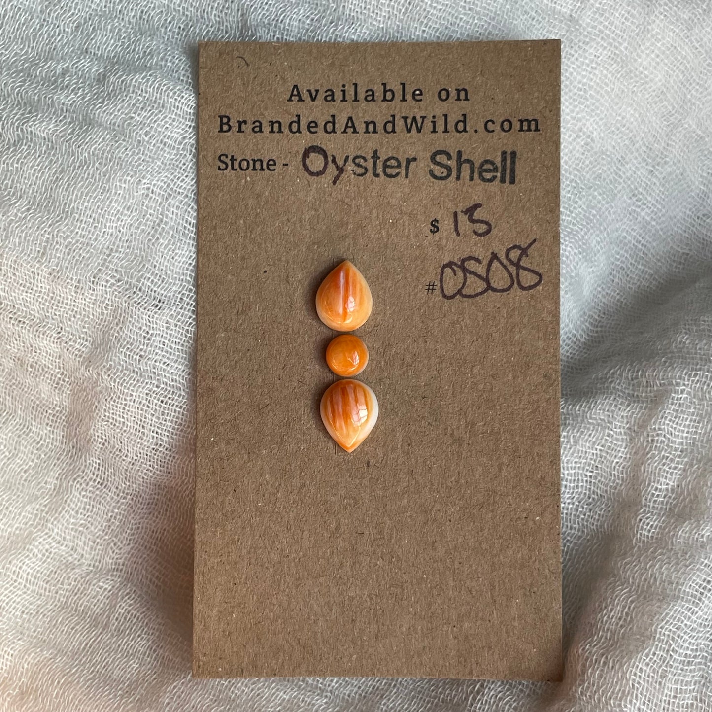 Oyster Shell Cabochon - OS08