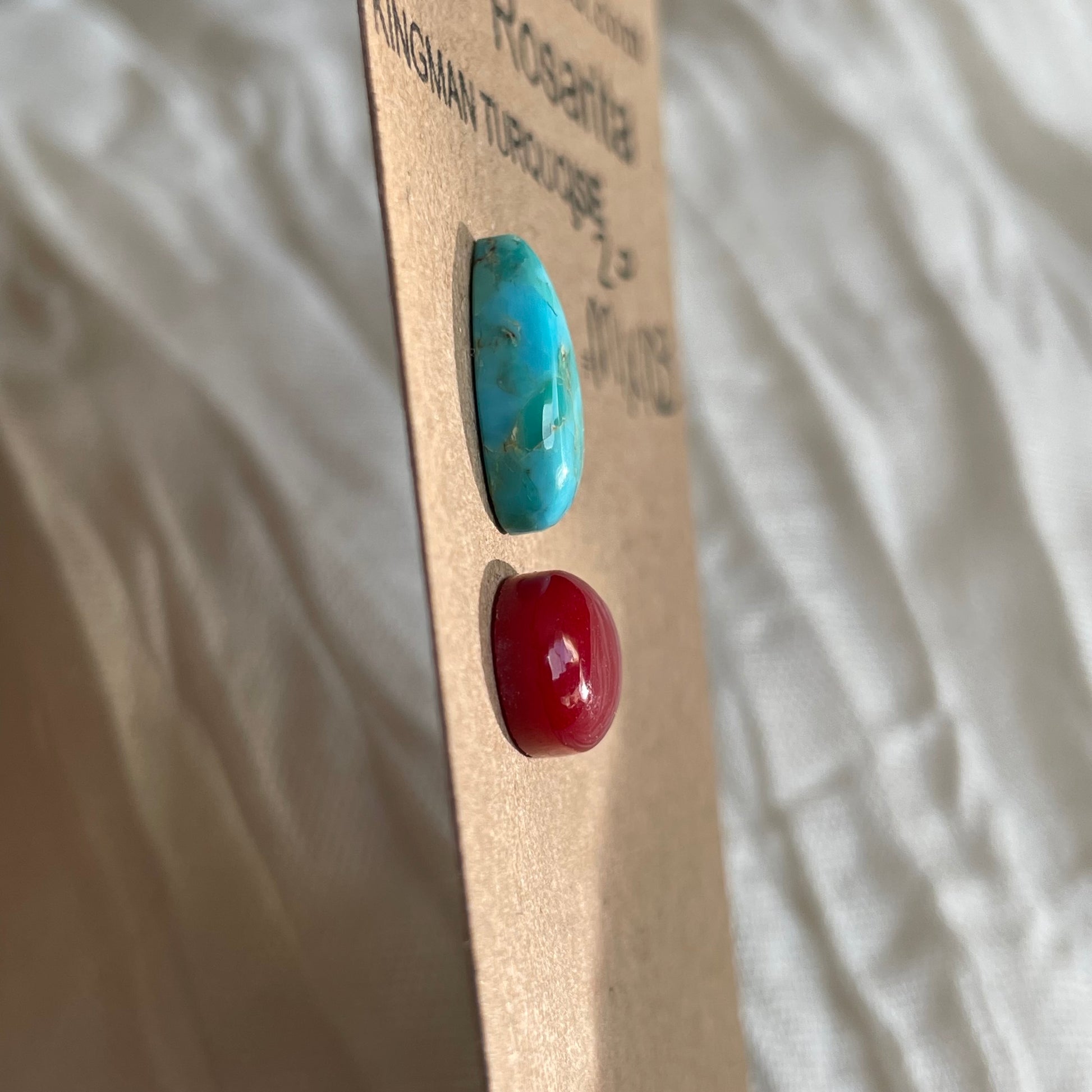 Rosarita / Kingman Turquoise Cabochon - MIX103 84160CEA-F906-4BCB-B7BD-4AAB1E415550 Brandedandwild.com